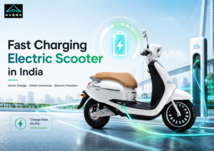 Fast Charging Electric Scooter in India for convenient daily commuting and quick EV charging