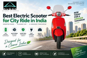 Best Electric Scooter for City Ride in India by AVERA for daily urban commuting