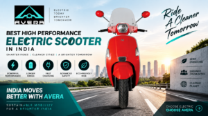 Best High Performance Electric Scooter in India by AVERA