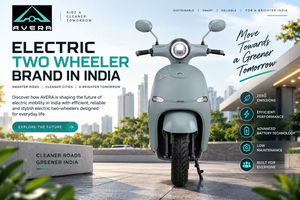Electric Two Wheeler Brand in India by AVERA