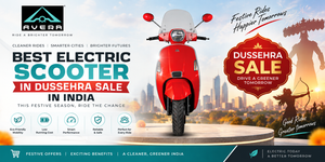 Best Electric Scooter in Dussehra Sale in India by AVERA