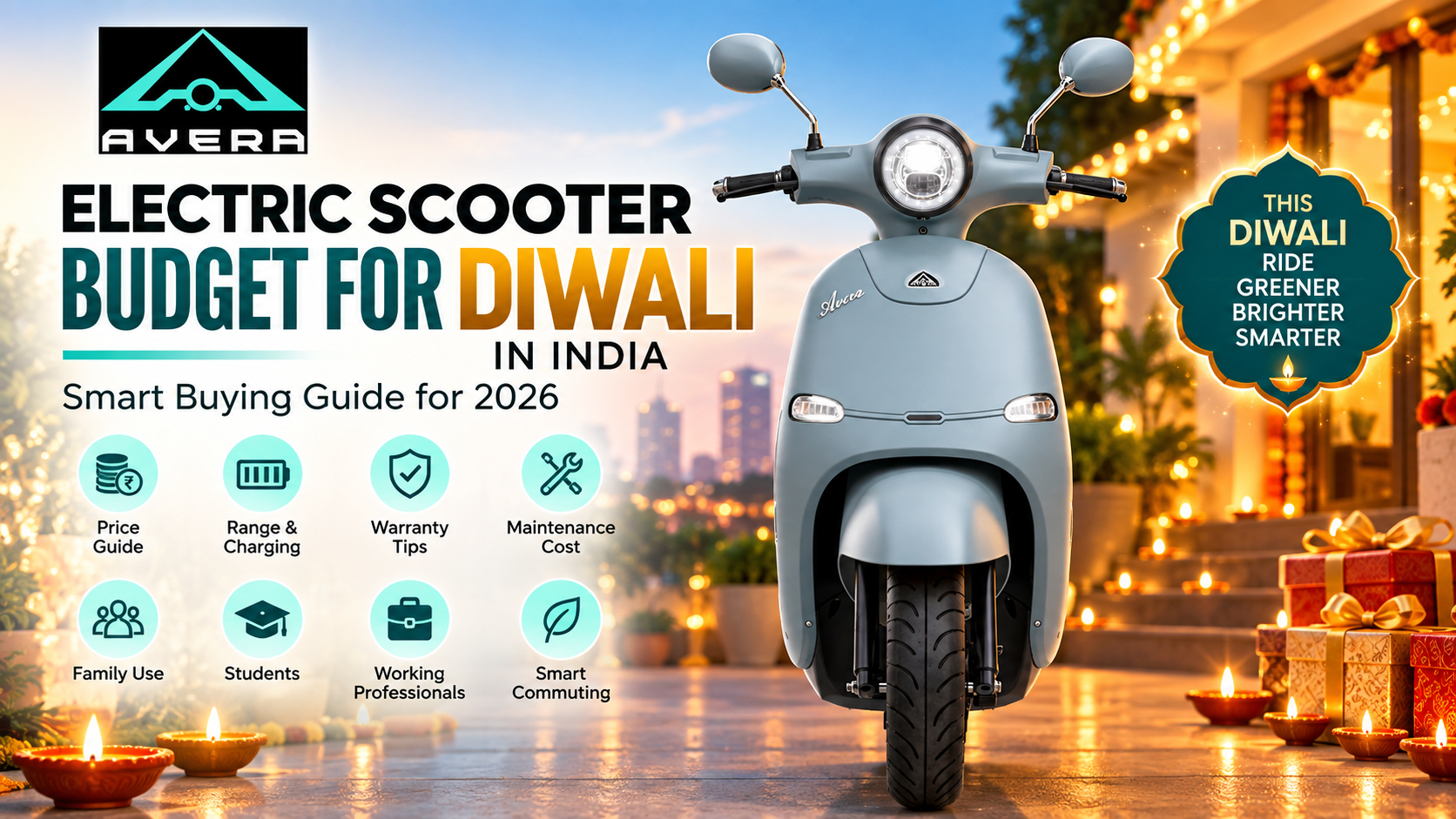 Electric Scooter Budget for Diwali in India buying guide with range, charging, warranty and ownership cost tips