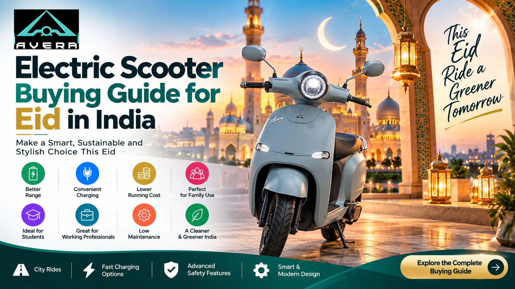 Electric Scooter Buying Guide for Eid in India by AVERA