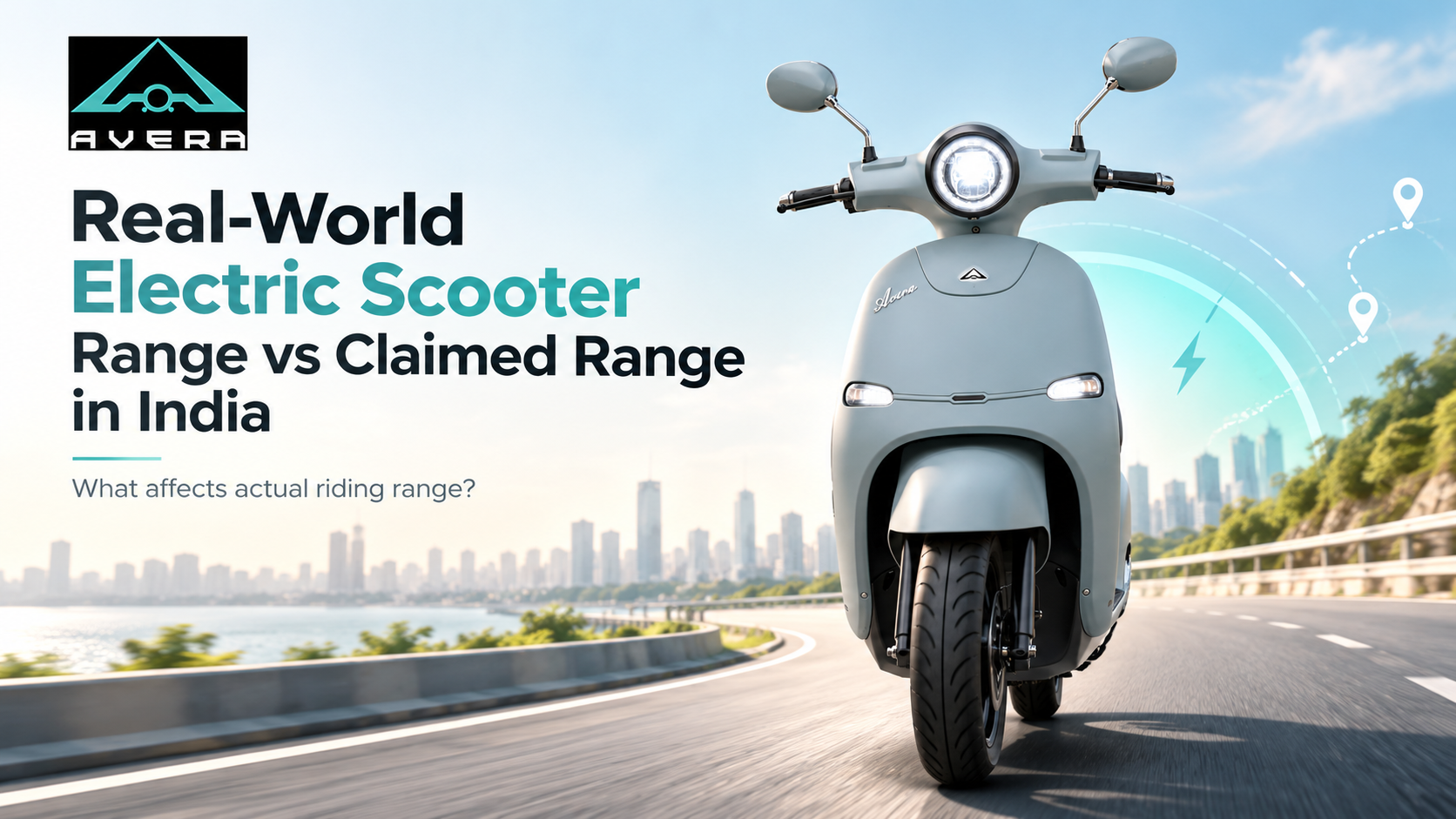 Real-World Electric Scooter Range vs Claimed Range in India by AVERA