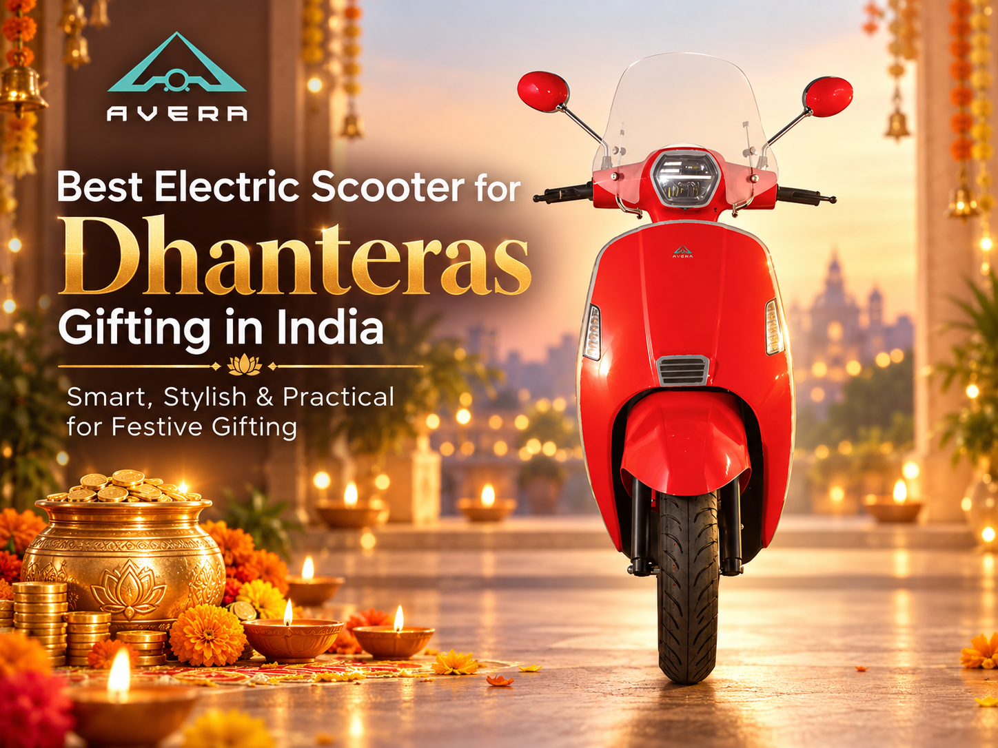 Best Electric Scooter for Dhanteras Gifting in India by AVERA