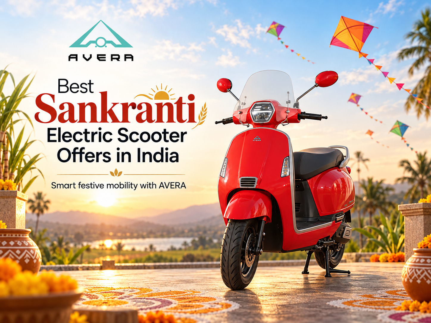 Best Sankranti Electric Scooter Offers in India by AVERA